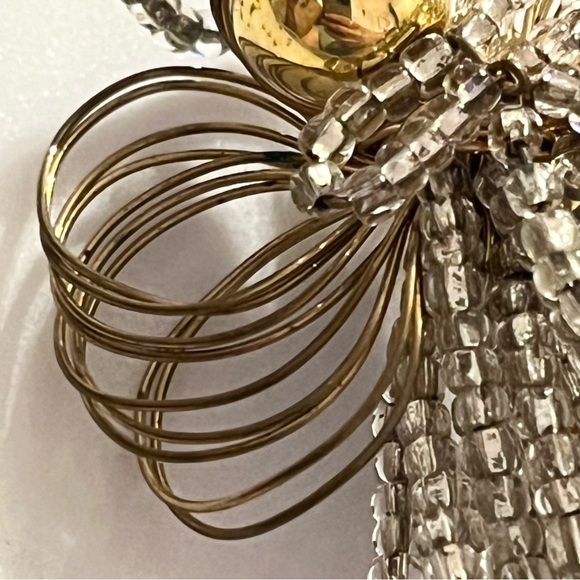 Vintage Handcrafted Wire Angel Brooch - Picture 5 of 13